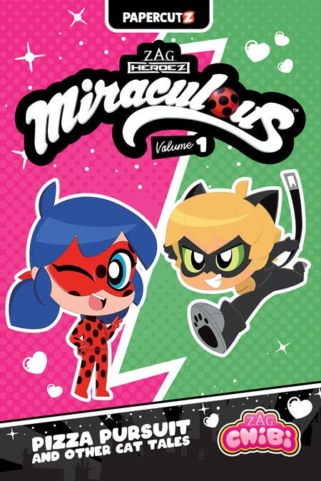 MIRACULOUS LADYBUG CHIBI VOLUME 01 PIZZA PURSUIT & OTHER CAT TALES