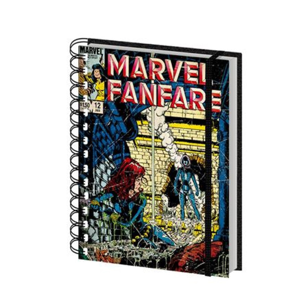 MARVEL COMICS BLACK WIDOW RETRO SPIRAL NOTEBOOK