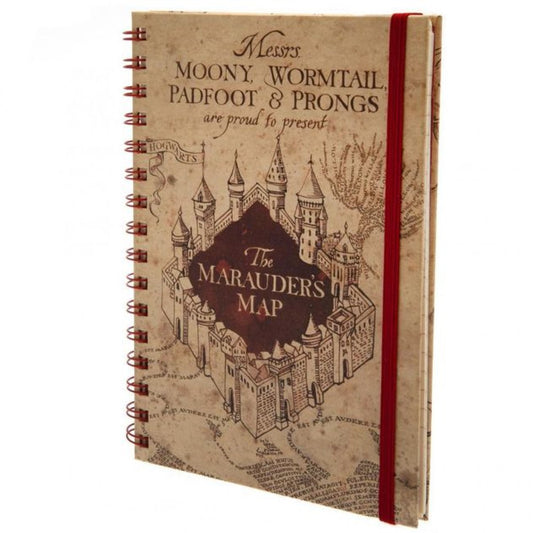 HARRY POTTER MARAUDERS MAP - SPIRAL NOTEBOOK