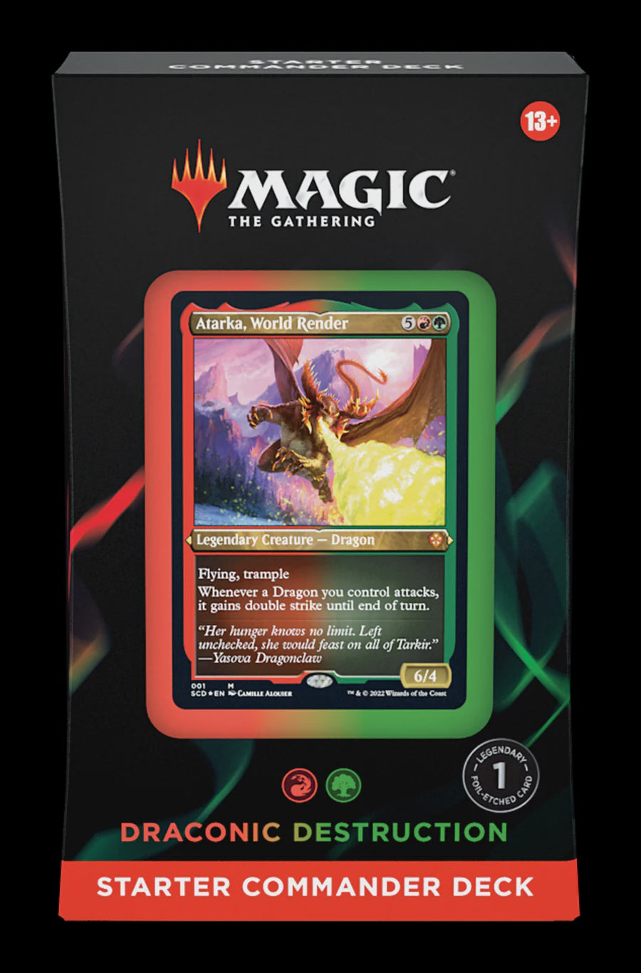 MAGIC THE GATHERING STARTER COMMANDER DECK - DRACONIC DESTRUCTION