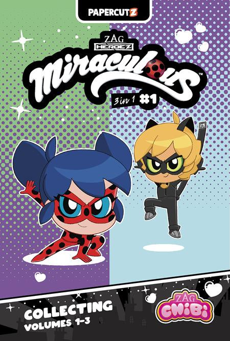 MIRACULOUS LADYBUG CHIBI 3 IN 1 VOLUME 01
