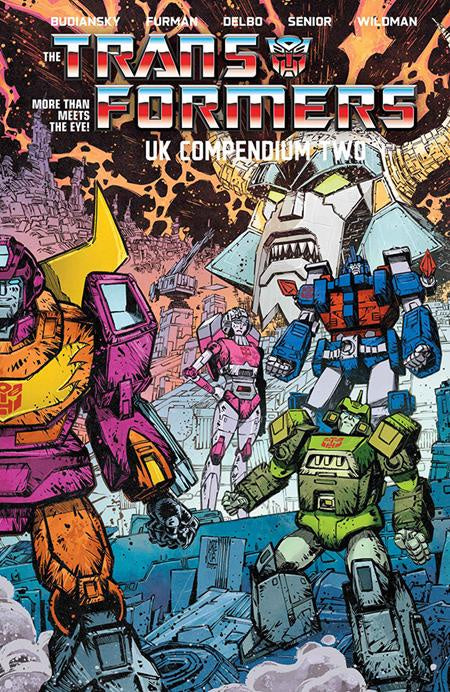 TRANSFORMERS UK COMPENDIUM BOOK 02 JORGE CORONA AND MIKE SPICER COVER