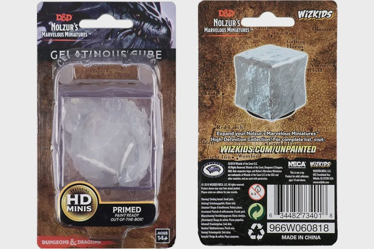 DUNGEONS & DRAGONS NOLZUR'S MARVELOUS UNPAINTED MINI: GELATINOUS CUBE