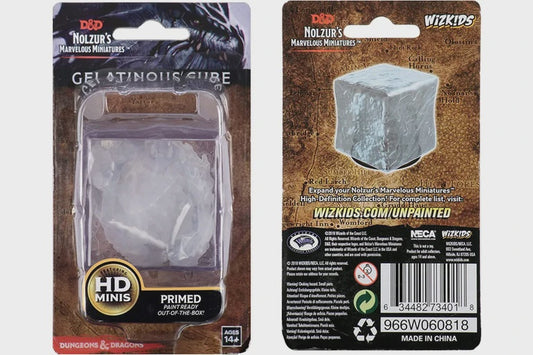 DUNGEONS & DRAGONS NOLZUR'S MARVELOUS UNPAINTED MINI: GELATINOUS CUBE