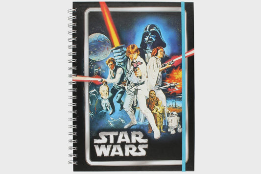 STAR WARS A NEW HOPE LARGE A4 SPIRAL NOTEBOOK