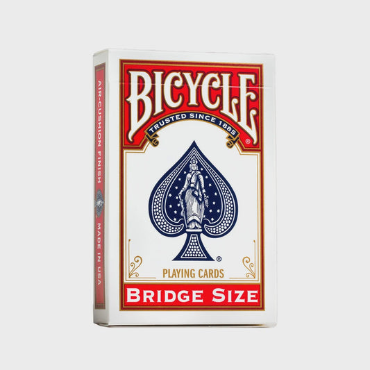 BICYCLE BRIDGE SIZE PLAYING CARDS - RED
