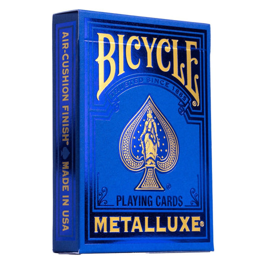 BICYCLE METALLUXE BLUE PLAYING CARDS