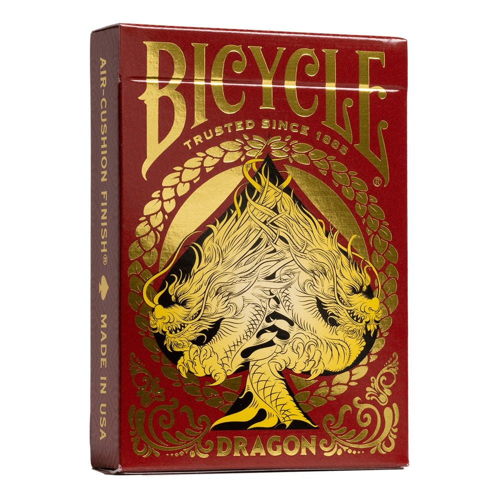 BICYCLE RED DRAGON PLAYING CARDS