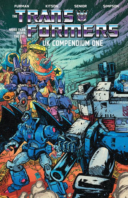 TRANSFORMERS UK COMPENDIUM BOOK 01 JORGE CORONA AND MIKE SPICER COVER
