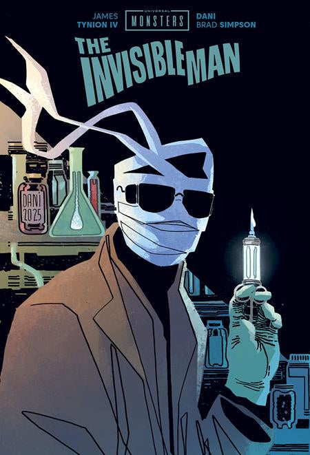 UNIVERSAL MONSTERS THE INVISIBLE MAN HC DANI & BRAD SIMPSON COVER