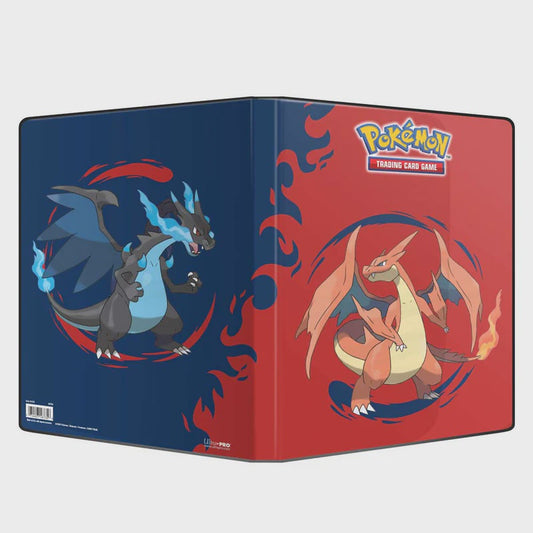 POKEMON 9 POCKET PORTFOLIO  MEGA CHARIZARD X AND MEGA CHARIZARD Y