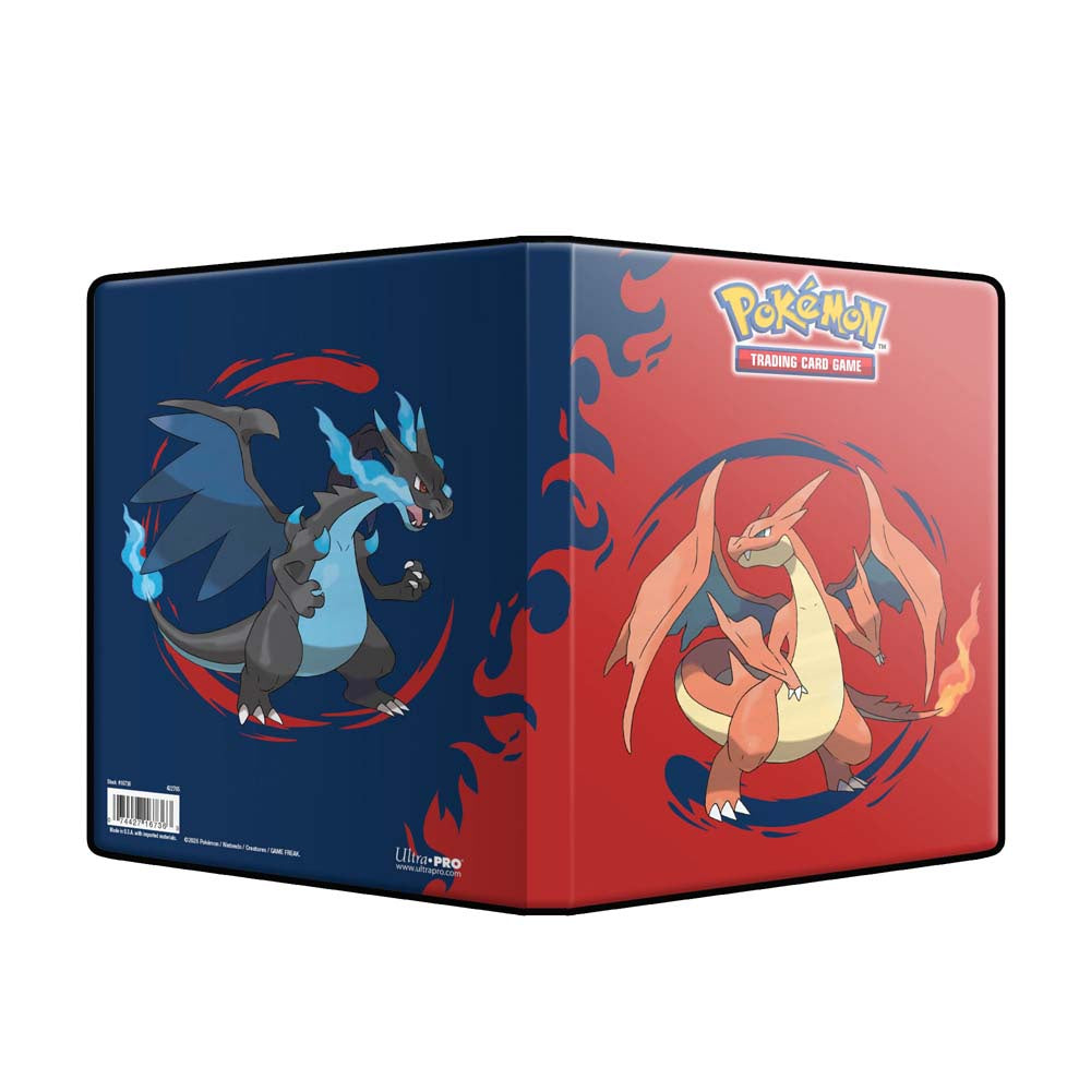 POKEMON 4 POCKET PORTFOLIO MEGA CHARIZARD X AND MEGA CHARIZARD Y