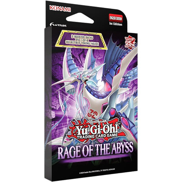 YU GI OH! RAGE OF THE ABYSS BOOSTER 3 PACK TUCKBOX