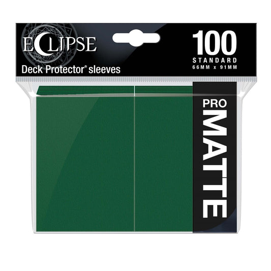 ULTRA PRO ECLIPSE 100 STANDARD MATTE SLEEVES - FOREST GREEN