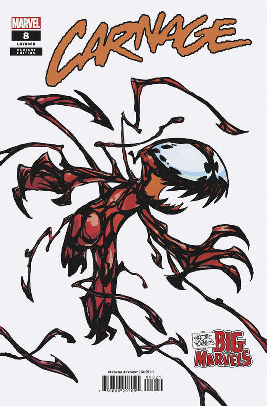 Carnage #8 Skottie Young'S Big Marvel Variant