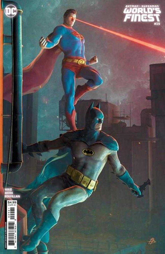 Batman Superman Worlds Finest #29 Cover B Bjorn Barends Card Stock Variant