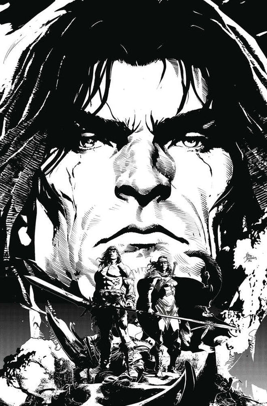 Conan the Barbarian Battle Black Stone #4 (Of 4) Foc Deodato Black & White