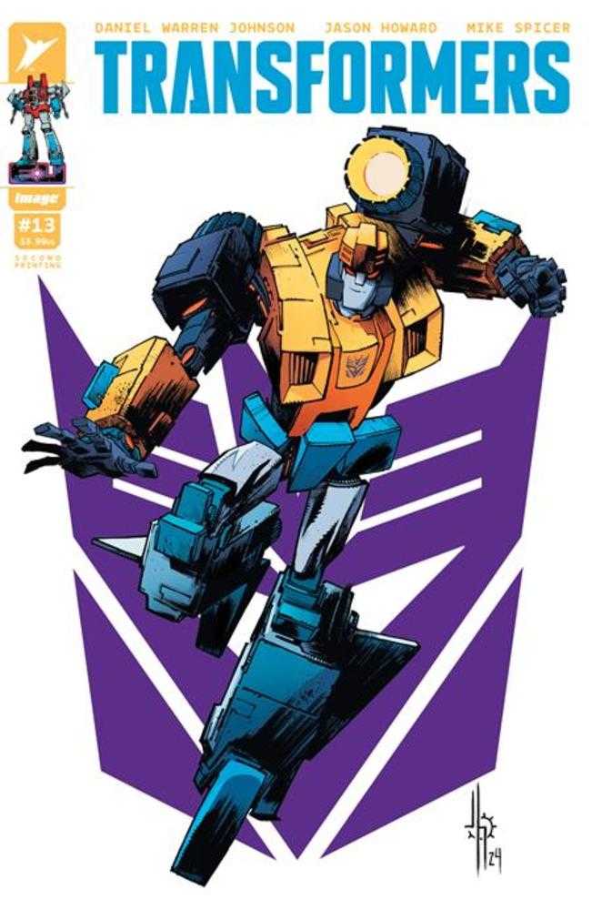 Transformers #13 2nd Print Cover A Jason Howard Decepticon