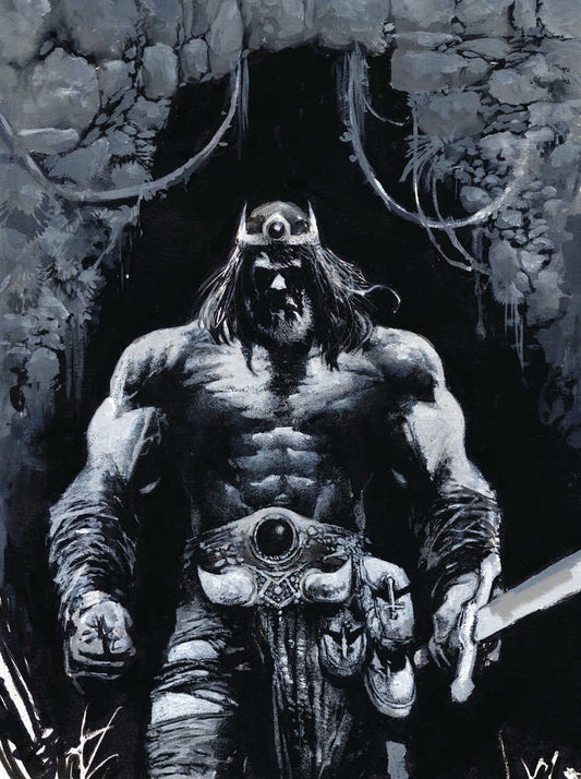 Savage Sword Of Conan #6 (Of 6) Cover C Foc Alexander Black & White Virg