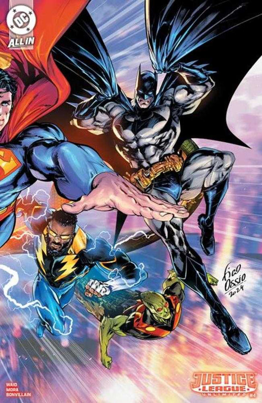 Justice League Unlimited #4 Cover F Fico Ossio Wraparound Card Stock Variant