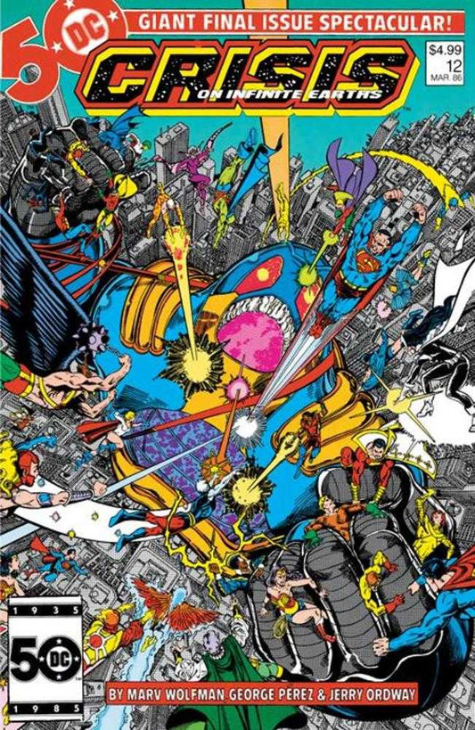 Crisis On Infinite Earths #12 Facsimile Edition Cover A George Perez