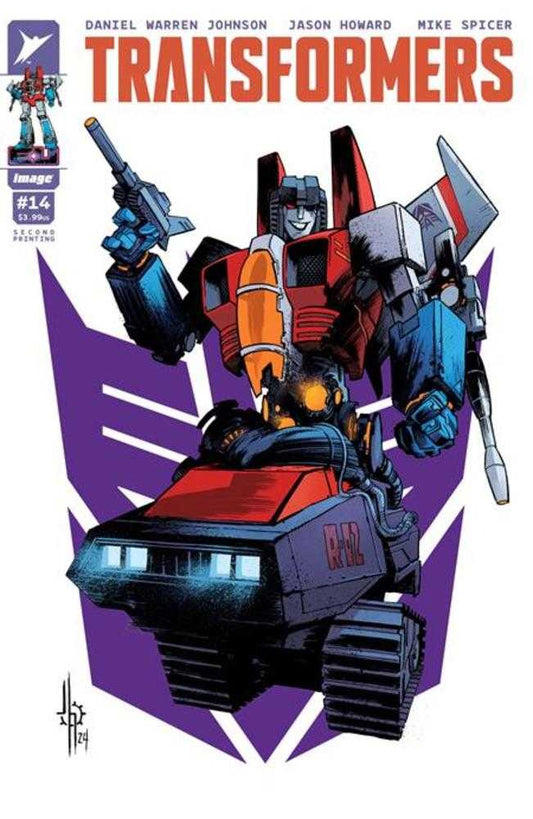 Transformers #14 2nd Print Cover A Jason Howard Decepticon Starscream