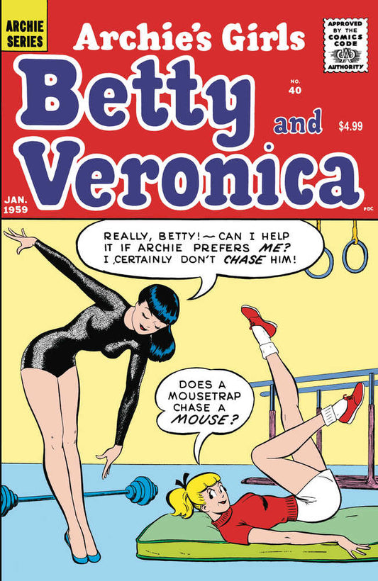 Betty & Veronica #40 Facsimile Edition Cover A Lucey