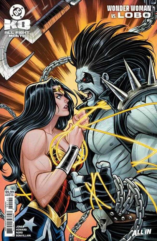 DC K.O. Wonder Woman vs Lobo #1 (One Shot) Cover D Elizabeth Torque Card Stock Variant