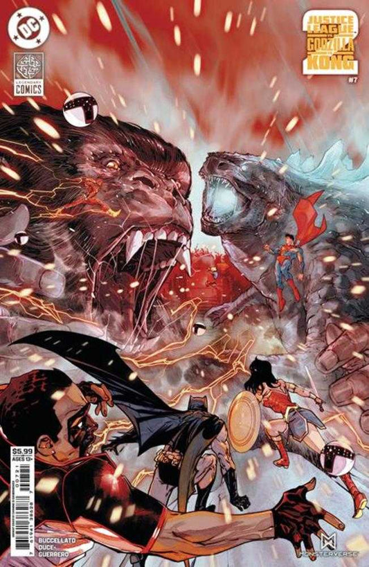 Justice League vs Godzilla vs Kong 2 #7 (Of 7) Cover D Carmine Di Giandomenico Card Stock Variant