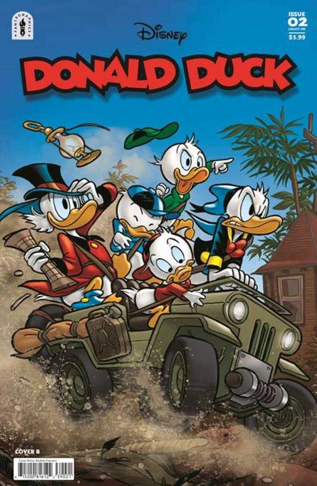 Donald Duck Legacy #390 Master Of Disaster Cover B Andres Freccero Variant