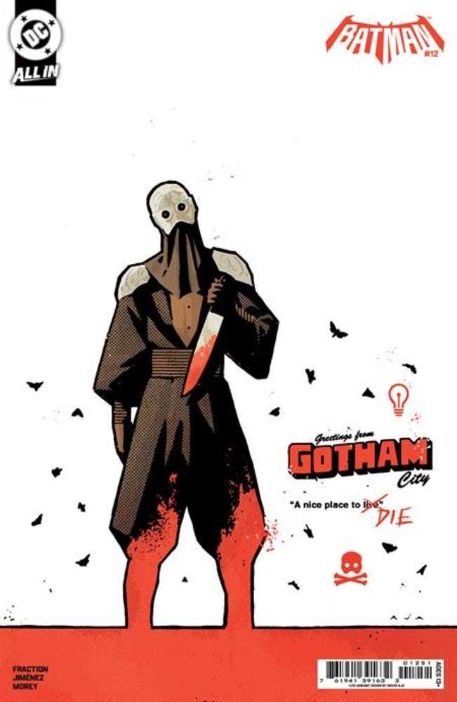Batman #12 Cover F David Aja Card Stock Variant