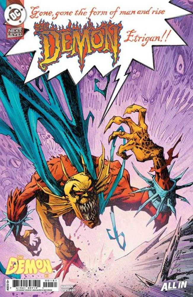 Demon #1 Cover G John Mccrea Card Stock Variant