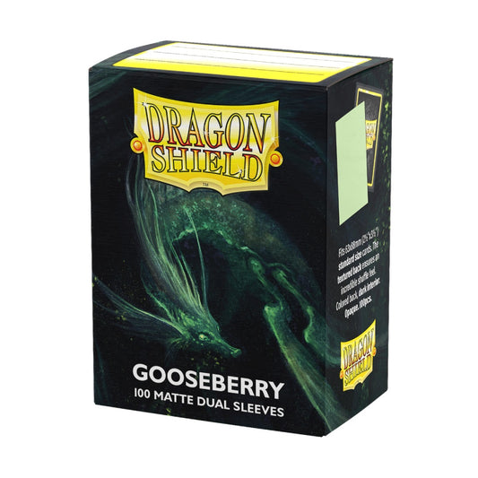 DRAGON SHIELD 100 MATTE DUAL SLEEVES - GOOSEBERRY
