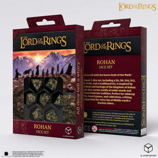 THE LORD OF THE RINGS ROHAN DICE SET