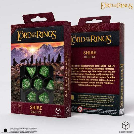 THE LORD OF THE RINGS SHIRE DICE SET