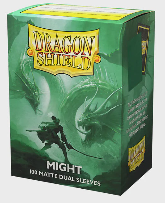 DRAGON SHIELD 100 MATTE DUAL SLEEVES - MIGHT