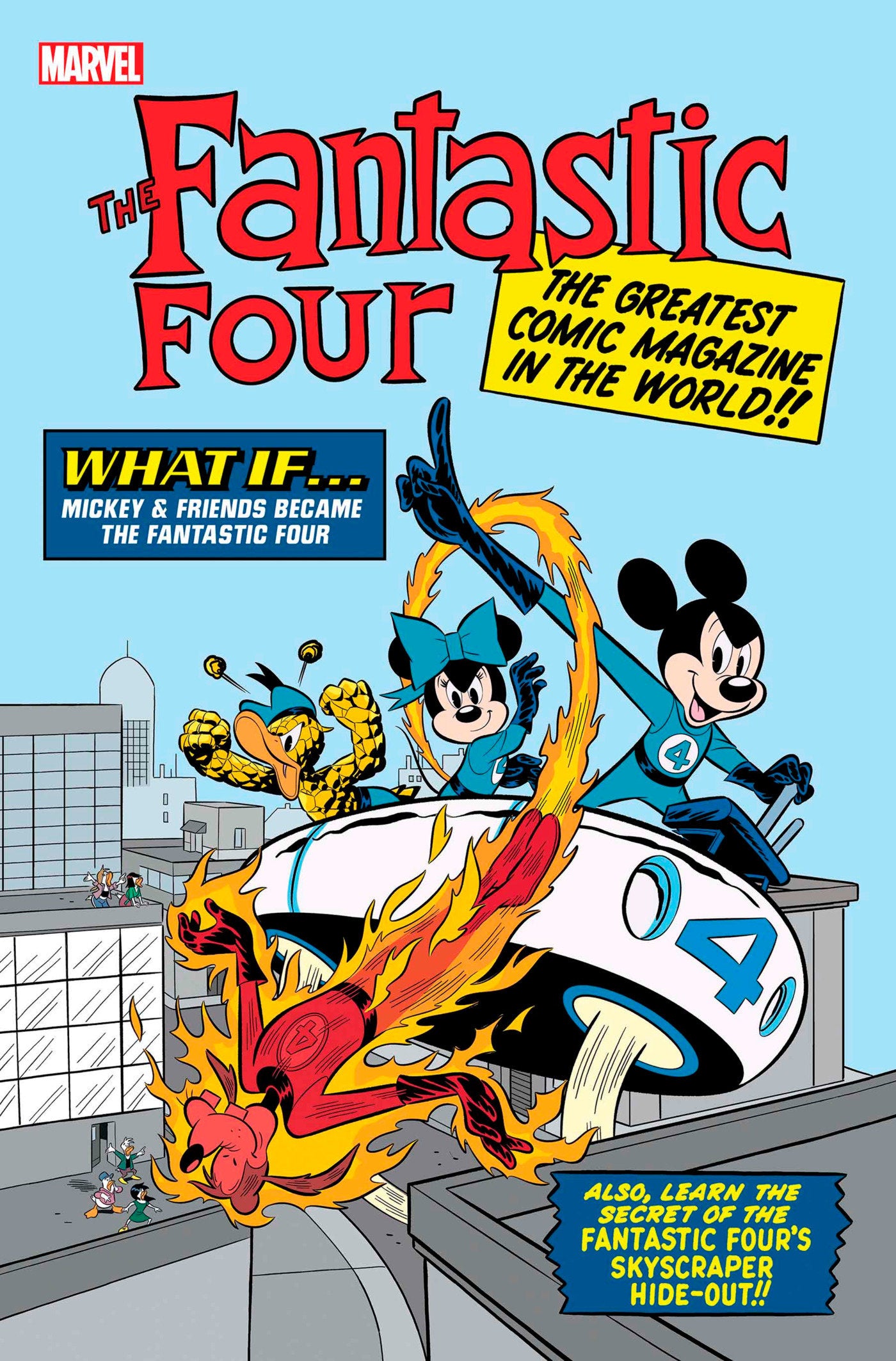 Fantastic Four #28 Francesco D'Ippolito Disney What If? Fantastic Four Homage Va Riant