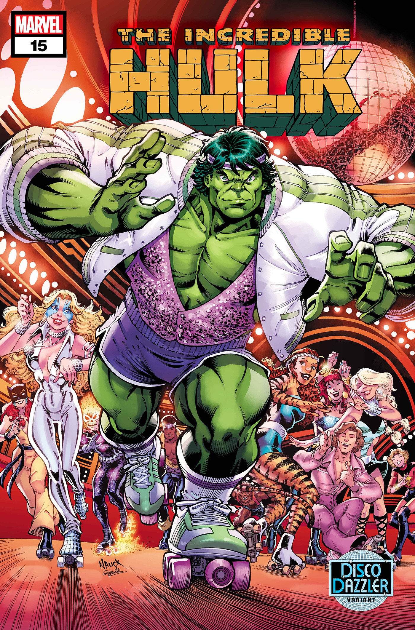 Incredible Hulk #15 Todd Nauck Disco Dazzler Variant