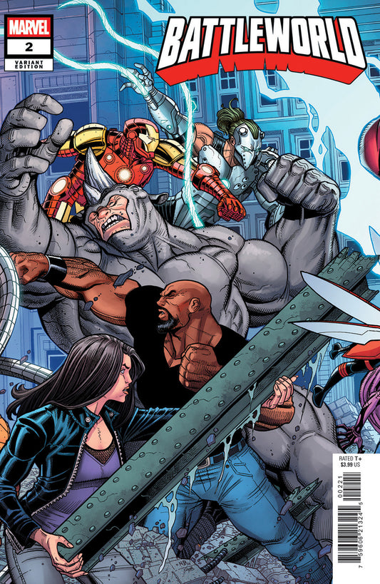 Battleworld #2 Nick Bradshaw 5 Part Connecting Variant B