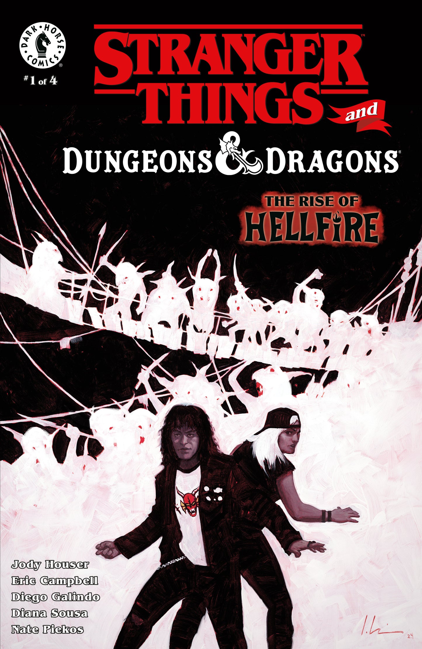 Stranger Things Dungeons & Dragons  Rise Of Hellfire #1 Cover D Wilson