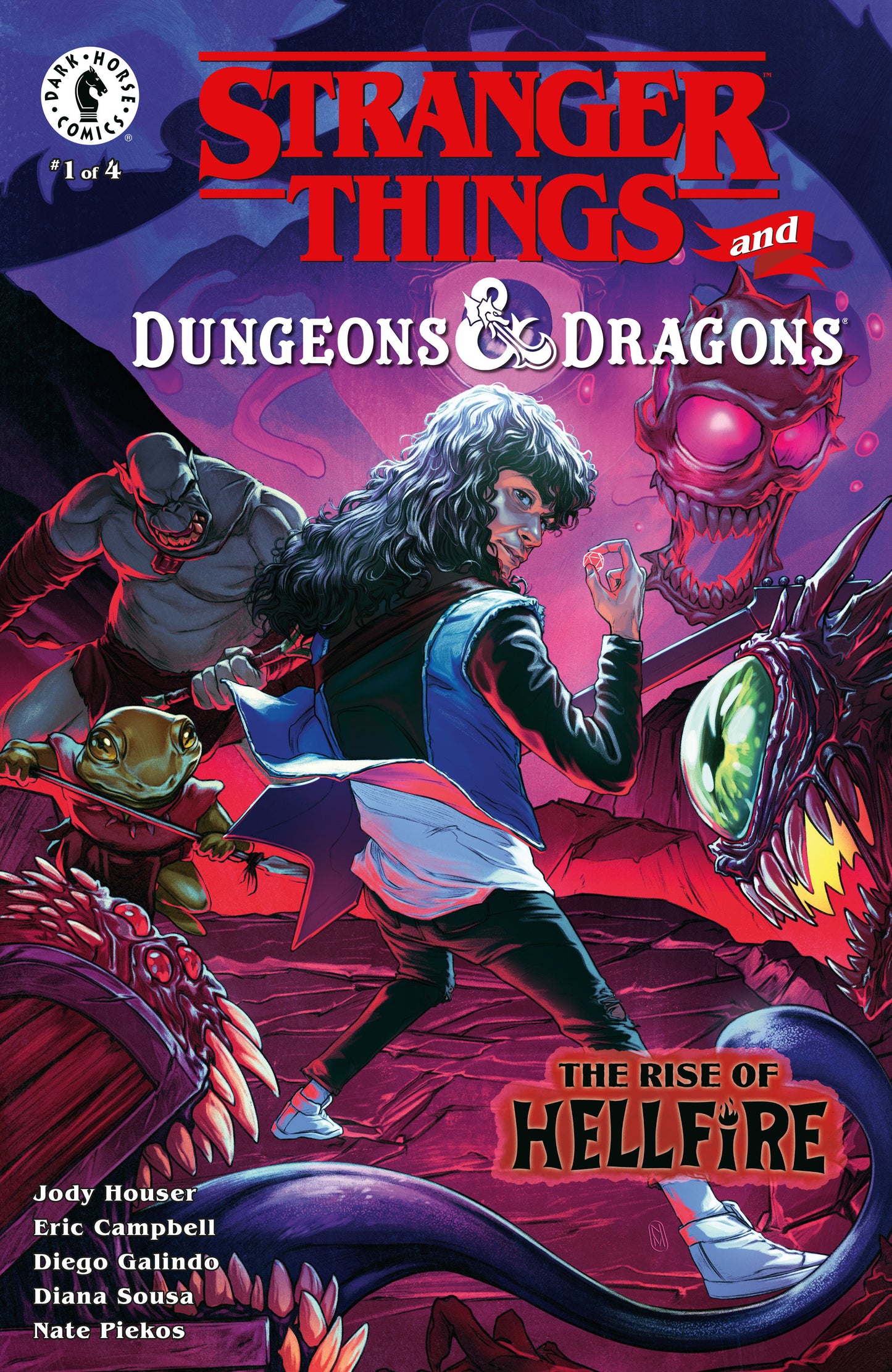 Stranger Things Dungeons & Dragons  Rise Of Hellfire #1 Cover E Malavia