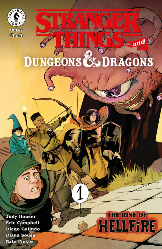 Stranger Things Dungeons & Dragons  Rise Of Hellfire #4 Cover B Piriz