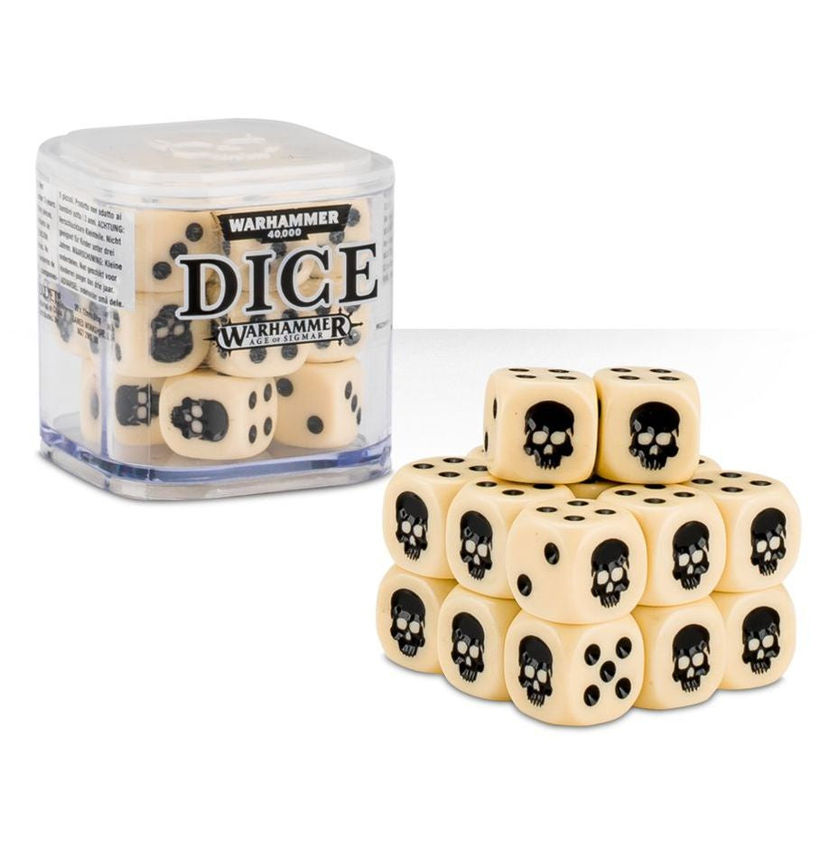 GW DICE CUBE - BONE