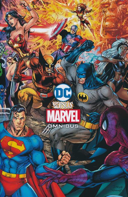 DC VERSUS MARVEL OMNIBUS HC DIRECT MARKET EXCLUSIVE JIM LEE & SCOTT WILLIAMS WRAPAROUND VARIANT