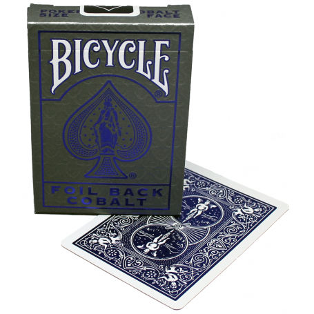 BICYCLE FOIL BACK COBALT PLAYING CARDS