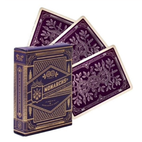 MONARCH PURPLE PLAYING CARDS