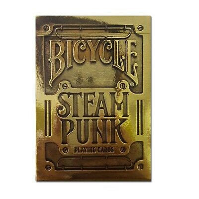 BICYCLE STEAMPUNK GOLD PLAYING CARDS