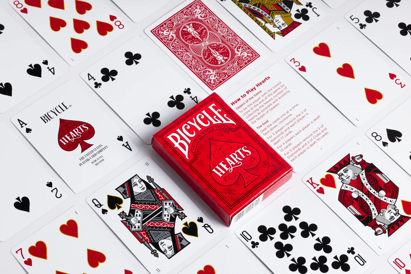 BICYCLE HEARTS PLAYING CARDS