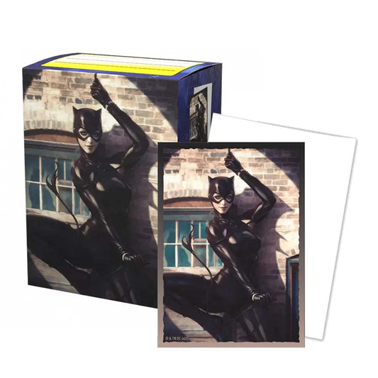 DRAGON SHIELD 100 BRUSHED ART SLEEVES - CATWOMAN