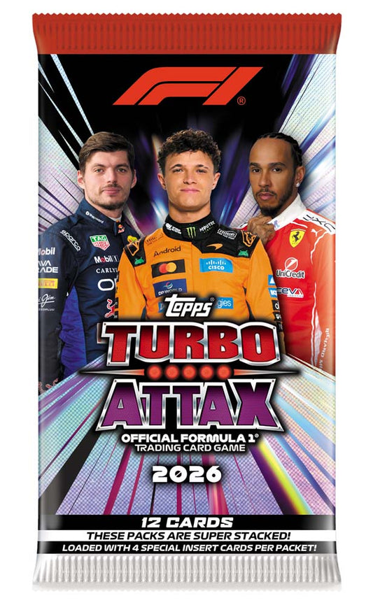 TOPPS TURBO ATTAX 2026 FORMULA 1 CARDS